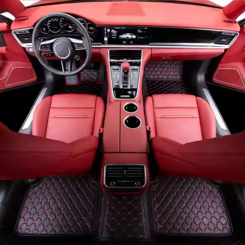 Car Floor Mats For Mazda CX-9 TC 2016~2022 CX9 CX 9 Waterproof Rugs Carpet Leather Mat Interior Part