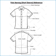 ❥  ◉ ⏆ Obra ni Juan Cyclist Fit Polo Barong - White (#2698)