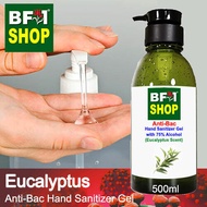 Anti Bacterial Hand Sanitizer Gel with 75% Alcohol  - Eucalyptus Anti Bacterial Hand Sanitizer Gel - 500ml