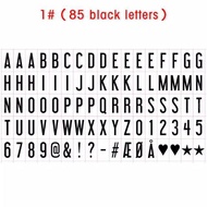 Additional alphabet letters A4 Letter Box / A4 Light Box