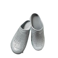 Sandal Selop Karet Pria Dewasa Sepatu Sendal Anti Air Cowok Ukuran 40-Abu