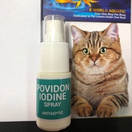 Povidon Iodine Spary 30ml  - Sakit gatal Ubat Luka kucing