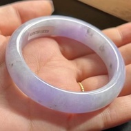 冰種 天然翡翠 緬甸 A玉 玉鐲 • 冰種紫烏雞翡翠福鐲
