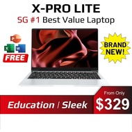 XPro Lite Laptop - 14 Inch - 12GB RAM - 512GB SSD -  Intel N4000 (11th Gen) - Lightweight -  Silver 