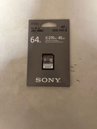 Sony SF-E64A SDXC UHS-II 64GB Memory Card