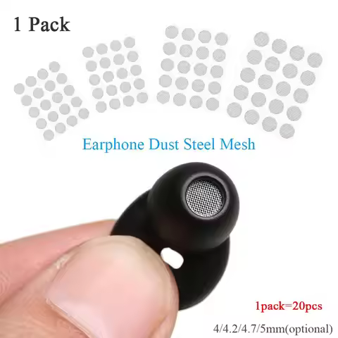 quality 5mm New In-ear Headphones Parts Headset Replacements Self-adhere Dustproof Net Dust Network 