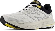 New Balance Men's Fresh Foam X 860 V14 Running Shoe, Grey Matter/Black/Ginger Lemon, 9