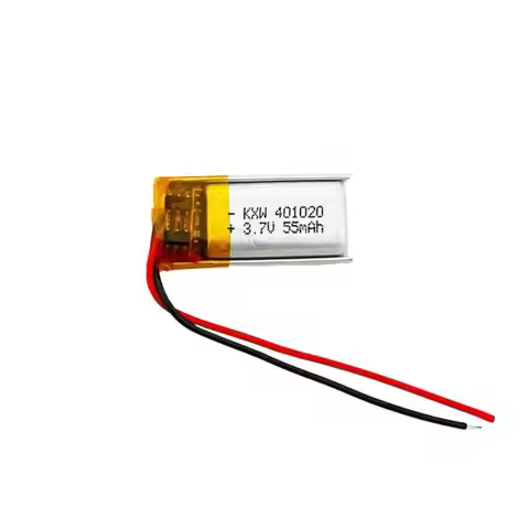 Mini 401020 3.7V 55mAh Rechargeable Li-Polymer Battery | For Watches Bluetooth Headphones Beauty Dev