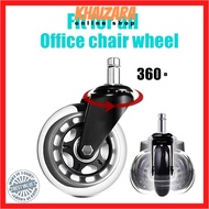 1PC Office Swivel Chair Roller Casters Replacement Wheels 3 inch
