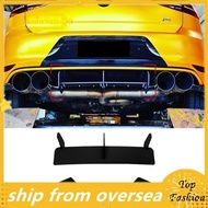 for Golf 7R Golf 7 R 2013-2016 Glossy Black Rear Bumper Diffuser Splitter Spoiler Fins Trim