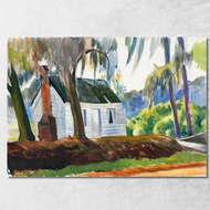 Cabin Charleston Edward Hopper eho59 Canvas Print