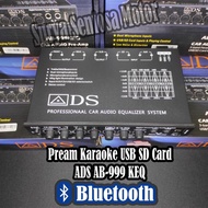 PROMO Parametrik Equalizer Mic karaoke Mobil Preamp Bluetooth