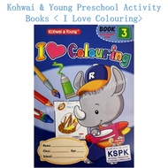 <ALJ> Kohwai & Young Preschool Activity Books Colouring Book < I Love Colouring> Book 3