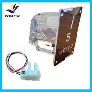 WEIYU 5Pcs Coinslot 1 Piso 5 Peso With Sensor for PISONET / PISO NET / METAL BOX / Pisowifi / Vendo 