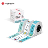 Phomemo 14X50mm Pattern Label Sticker For D30/D30S/D30D/Q30/Q30S/Q31/D32/A10 Printer(3 Rolls)