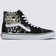 VANS SK8-HI FLAME SKULL BLACK TRUE WHITE SNEAKERS สินค้ามีประกันแท้