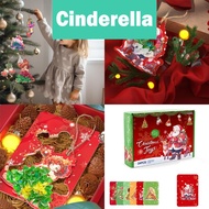 CIND Christmas Hanging Wish Card DIY Materials Kits Fabric Poke Art Girls Craft Toy