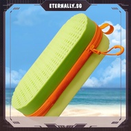 [eternally.sg] Swim Goggle Case Silicone Goggle Case with Clip & Drain Holes for Men Women Kids