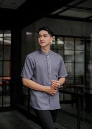 Baju Koko Kurta Dewasa Lengan Pendek  Baju Koko JUMBO xxL-xxxL-xxxxL Lengan Pendek Atasan Muslim Pria Koko  Muslimin