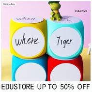 [Edustore] Erasable EVA Dice Giant Foam Game Cube Large Dry Erase Block Writable Playing Dice Prop K