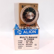 ALION AH3-NB/C/D A/B MODE 240VAC 8PIN TIMER RELAY (3S-30M / 6S-60M / 1M-10H)