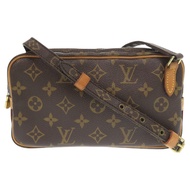 二手LOUIS VUITTONMarly Bandouliere Monogram M51828ブラウン肩背包 LV 1351
