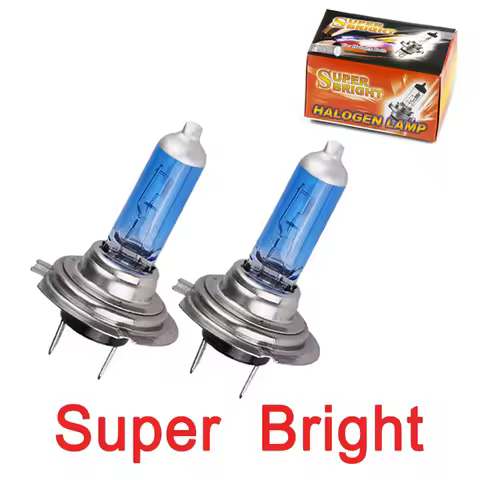 2pcs H7 Super Bright White Fog Halogen Bulb 55W Car Head Light Lamp 55W 12V Parking Car Light Source