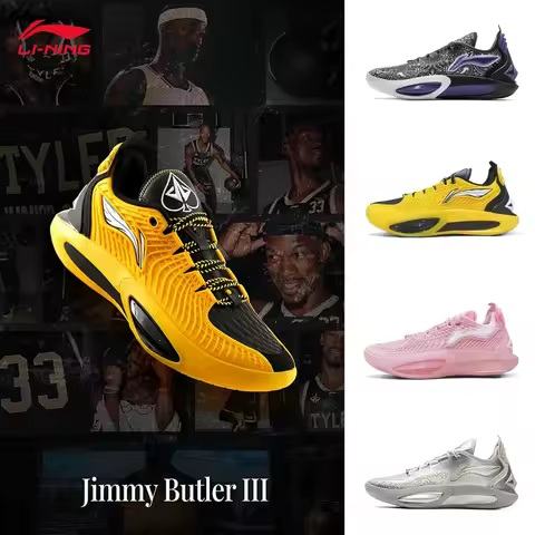 LI-NING JIMMY BUTLER 3 Men's Basketball Shoes Professional Sports shoes Breathable Sports Shoes ABAU