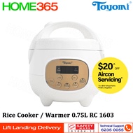 Toyomi Rice Cooker / Warmer 0.75L RC 1603