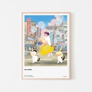 missquai 給香港的情書系列A3海報 - 靜靜