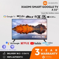 【3 YEAR OFFICIAL WARRANTY】READY STOCKS Xiaomi TV A Series 55 inch 4K UHD | Google Smart TV | Smart Google TV