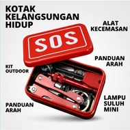 🚗【Ship in 24h】🚗Outdoor Gear Survival Kit Emergency Kit SOS Survival Kit Survival