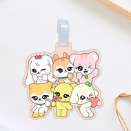 Celebrity Merchandise Map Making Luggage Tag Anti-Lost Pass Boarding Pass Suitcase Pass Korea#7. 14a