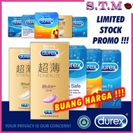 DUREX Ultra Thin Condom Durex Condoms 3pcs/12pcs FREE GIFT Climax Comfort and Fit Feel Extra Lubrica