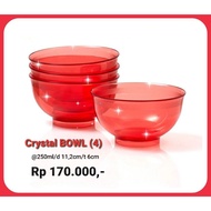 Crystal bowl tupperware bowl