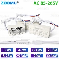 AC 85-265V 300mA 600mA LED Constant Current Driver Power Supply to DC Lighting Transformers for Down