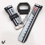 (Vcustom) DW5600 CUSTOM PRINTING " INITIAL D " BAND AND BEZEL WATCH STRAPS