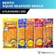 Bento Squid Seafood Snack Halal 18g - Sweet Spicy / Thai Chili / Grill Squid / Spicy Seafood / Larb Sauce / Gochujang