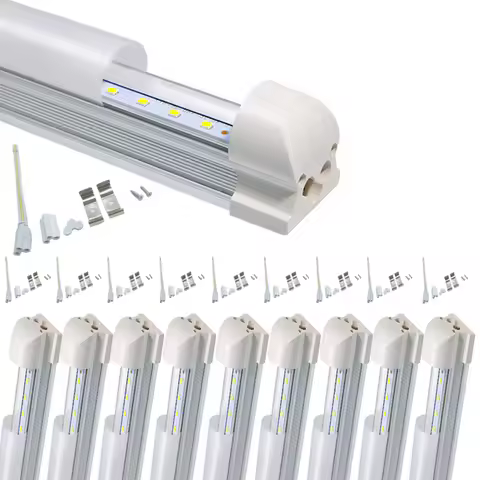 10pcs/lot 4FT 120CM 20W 30W 2200LM 3400LM High Power T8 Integrated Led Tube Indoor Lighting Fixtures