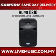 Samson Auro D210 200W 10" Active Loudspeaker PA Power Speaker (D 210/D-210)