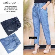 SELLA BAGGY JEANS FOR WOMEN Seluar Jeans Perempuan Baggy Jeans Jeans Women