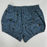 Iyengar yoga shorts - Soft dull blue design (homemade)