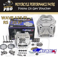 ATAKA CNC Cylinder Head 4 Valve HONDA WAVE 125 I / RS 125 FI【KYZ】Super Head