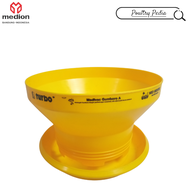 Baby Chick Feeder BCF Tempat Makan Ayam Pedaging Kecil DOC Broiler