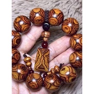 Hainan Huanghuali Eye-to-Eye Bracelet Tiger Skin Full of Grain Positive Heart Full x Pattern Faceboo