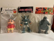 全新初代 蠟筆小新 SOFVIPS 三隻連放