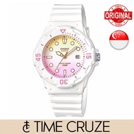 [Time Cruze] Casio LRW-200H White Resin Analog Kids Watch LRW-200H-4E2VDR LRW-200H-4E2 LRW200H-4E2