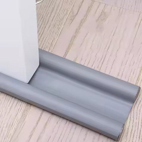 Door Bottom Windproof Sealing Strip Draught Excluder Stopper Double Protector Doorstop Dust-proof Bl