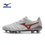 モレリアII JAPAN(サッカー／フットボール)[ユニセックス]รองเท้าสตั๊ด Mizuno-Mizuno MORELIA NEO III β Made In Japan FG สีขาว ขนาด 39-45 Football Shoes