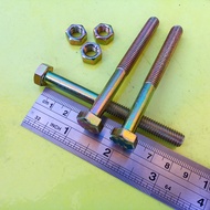 YELLOW BOLT NUT M8 X 80 BMK M8 X 80/ YELLOW M8X80 BOLT/ M8 BOLT/ 12 KEY BOLT/ 12 8CM LENGTH/